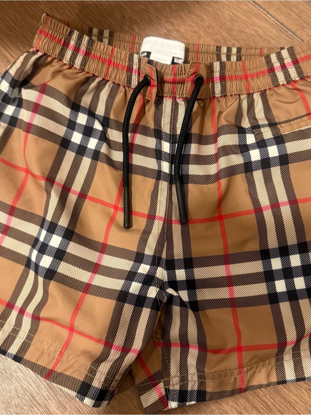 Baby Burberry Swim Trunks. Size 18 months. Retail over $200. Worn once.